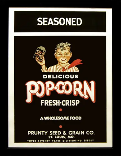 Marquee Popcorn Ad Print #LP-1