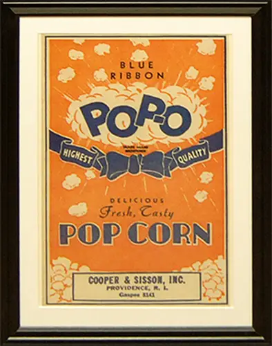 Popcorn Ad Print