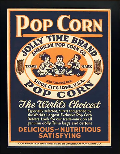 Popcorn Ad Print