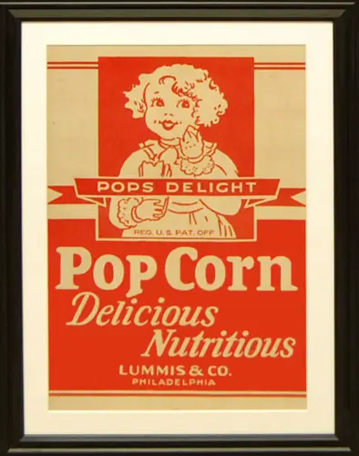 Popcorn Ad Print