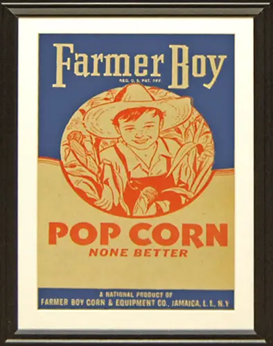 Popcorn Ad Print