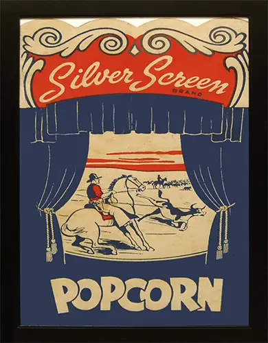 Popcorn Ad Print